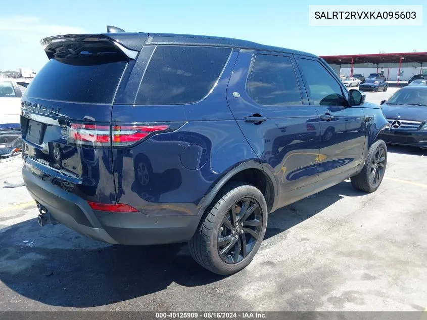 2019 Land Rover Discovery Hse Luxury VIN: SALRT2RVXKA095603 Lot: 40125909