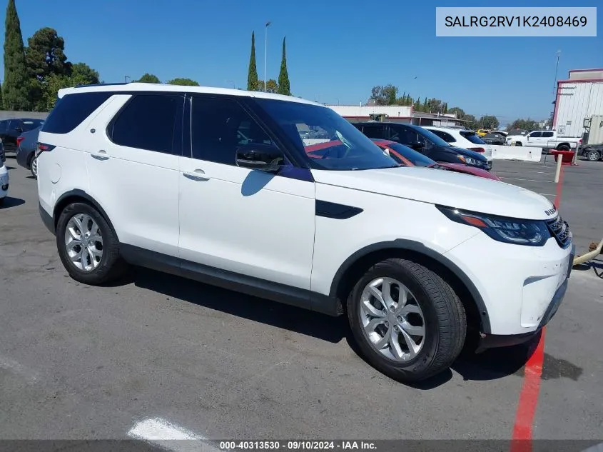 SALRG2RV1K2408469 2019 Land Rover Discovery Se