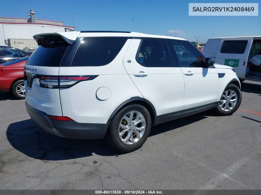 SALRG2RV1K2408469 2019 Land Rover Discovery Se