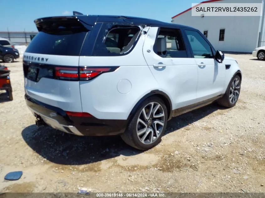 SALRT2RV8L2435262 2020 Land Rover Discovery Hse Luxury