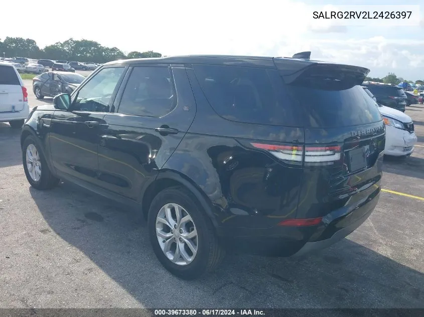 2020 Land Rover Discovery Se VIN: SALRG2RV2L2426397 Lot: 39673380