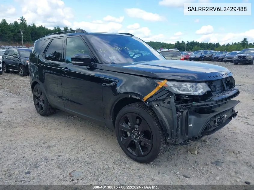 SALRR2RV6L2429488 2020 Land Rover Discovery Hse