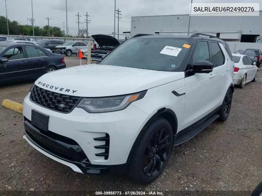 2024 Land Rover Discovery P360 Dynamic Se VIN: SALRL4EU6R2490276 Lot: 39958773