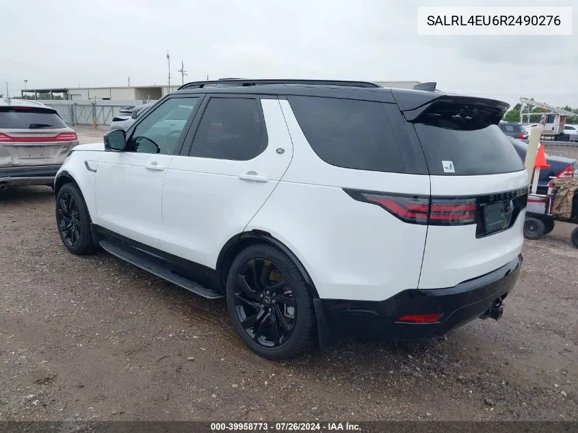 2024 Land Rover Discovery P360 Dynamic Se VIN: SALRL4EU6R2490276 Lot: 39958773