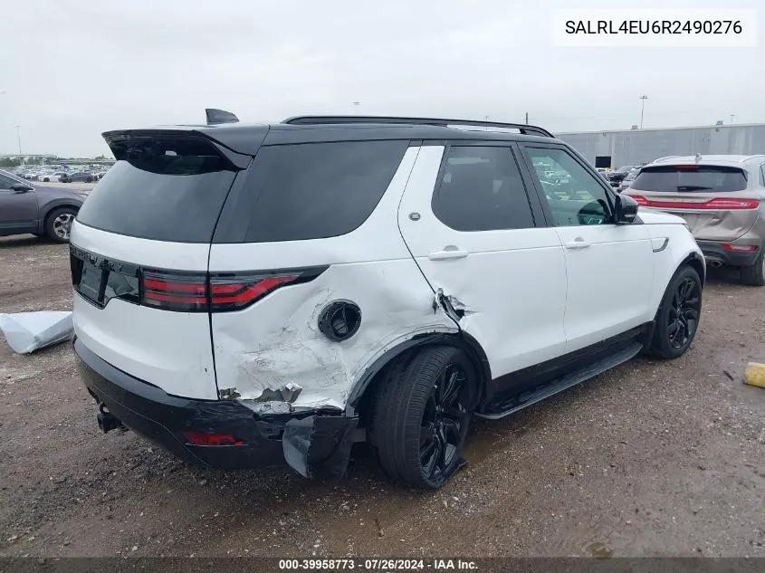 2024 Land Rover Discovery P360 Dynamic Se VIN: SALRL4EU6R2490276 Lot: 39958773