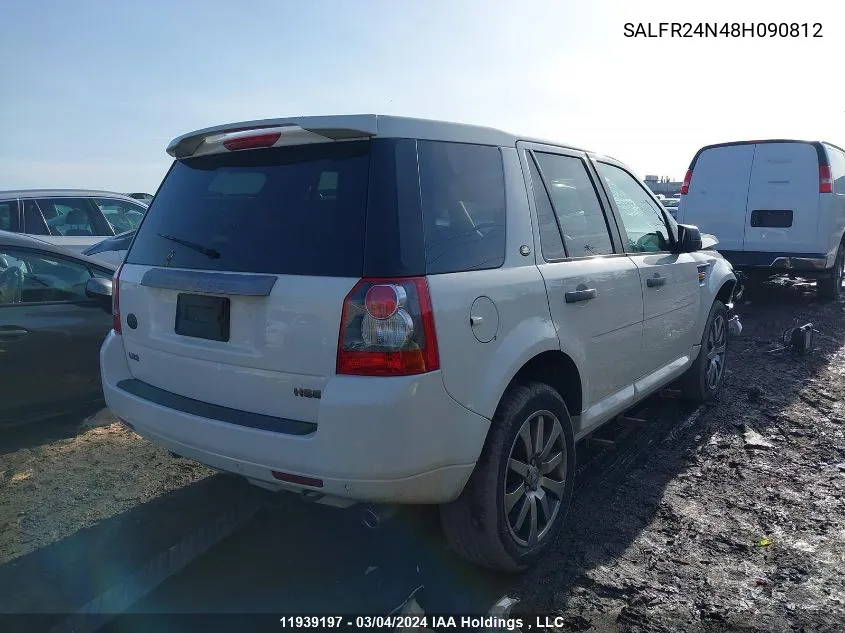 SALFR24N48H090812 2008 Land Rover Lr2