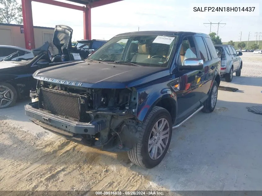 SALFP24N18H014437 2008 Land Rover Lr2 Se