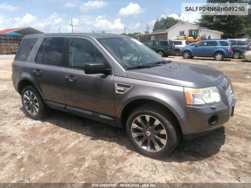 2008 Land Rover Lr2 Se VIN: SALFP24N68H049250 Lot: 39585105