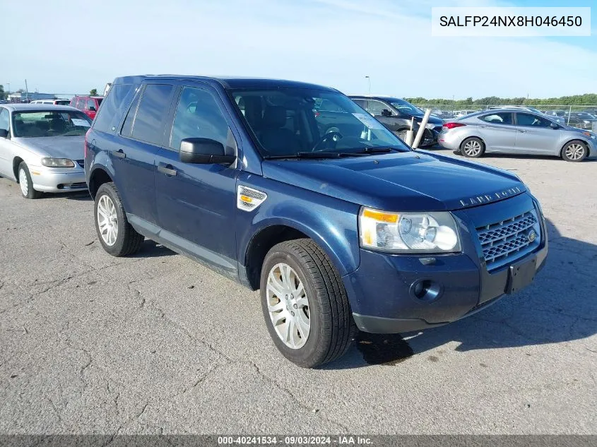 SALFP24NX8H046450 2008 Land Rover Lr2 Se