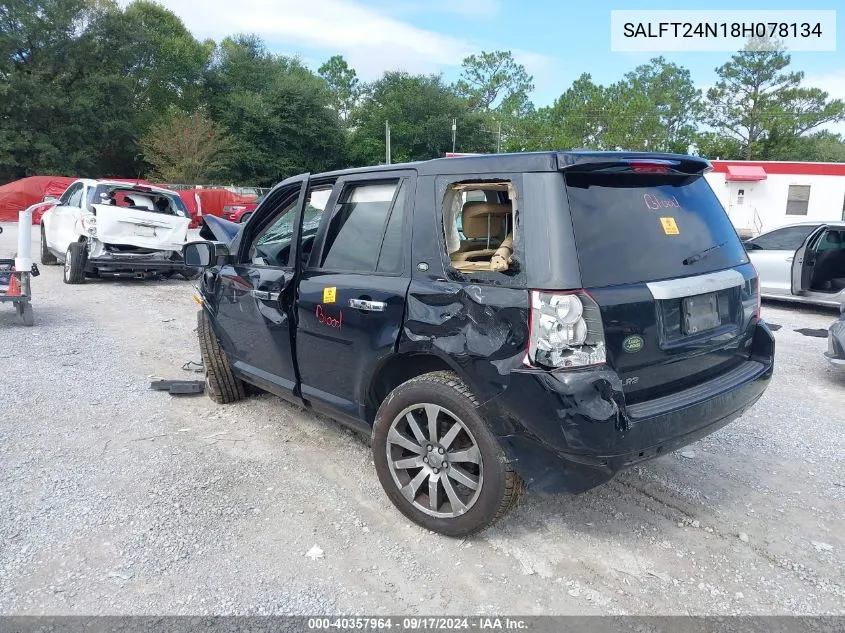 SALFT24N18H078134 2008 Land Rover Lr2 Hse