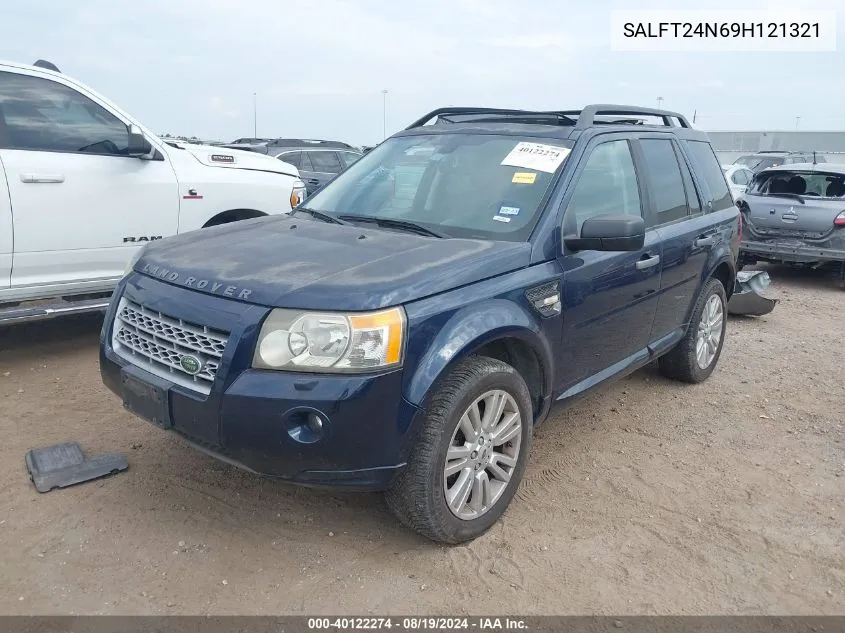 SALFT24N69H121321 2009 Land Rover Lr2 Hse