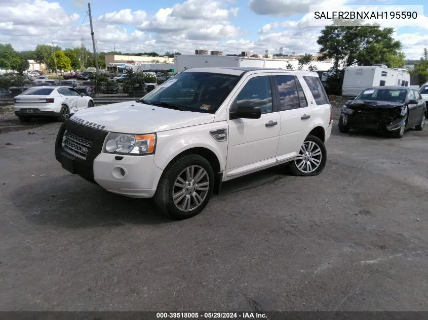 2010 Land Rover Lr2 Hse VIN: SALFR2BNXAH195590 Lot: 39518005