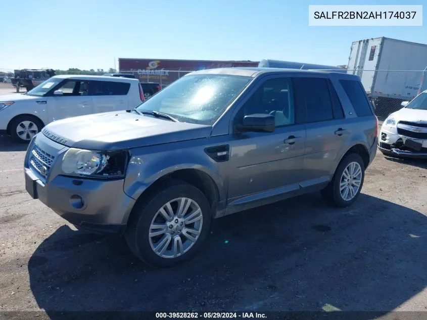 2010 Land Rover Lr2 Hse VIN: SALFR2BN2AH174037 Lot: 39528262