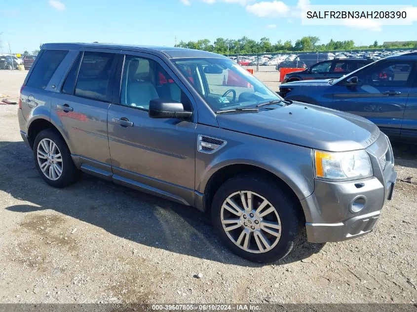 2010 Land Rover Lr2 Hse VIN: SALFR2BN3AH208390 Lot: 39607805