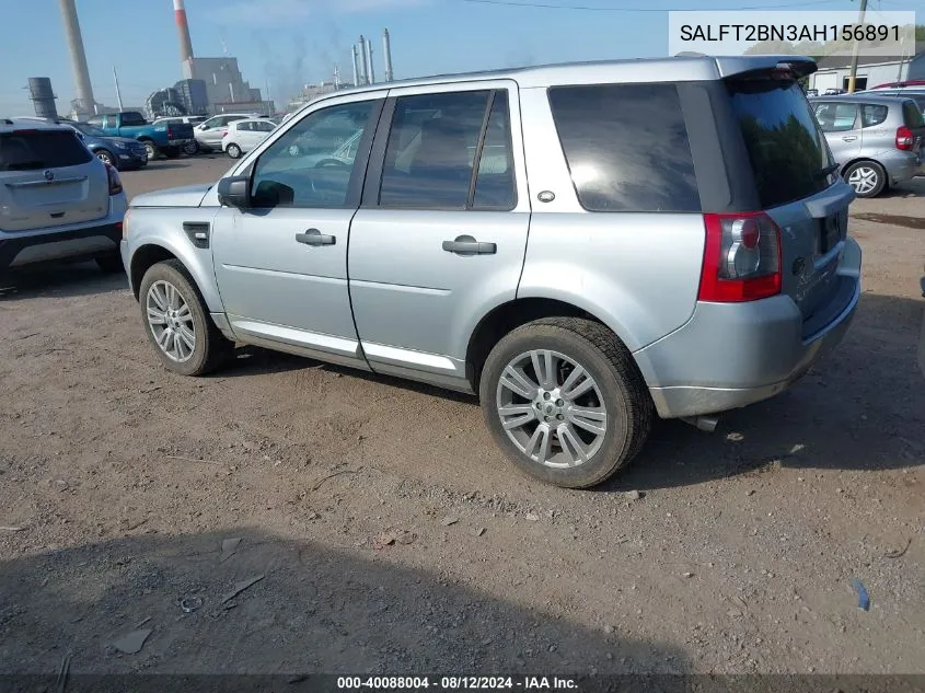 SALFT2BN3AH156891 2010 Land Rover Lr2 Hse