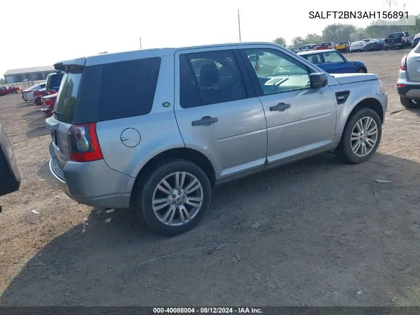 SALFT2BN3AH156891 2010 Land Rover Lr2 Hse