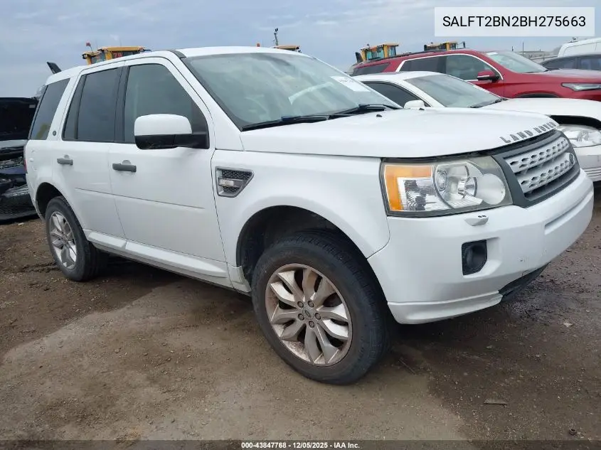 SALFT2BN2BH275663 2011 Land Rover Lr2