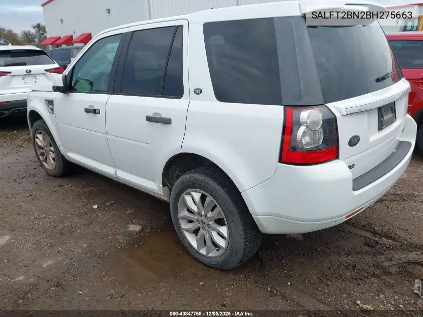 SALFT2BN2BH275663 2011 Land Rover Lr2