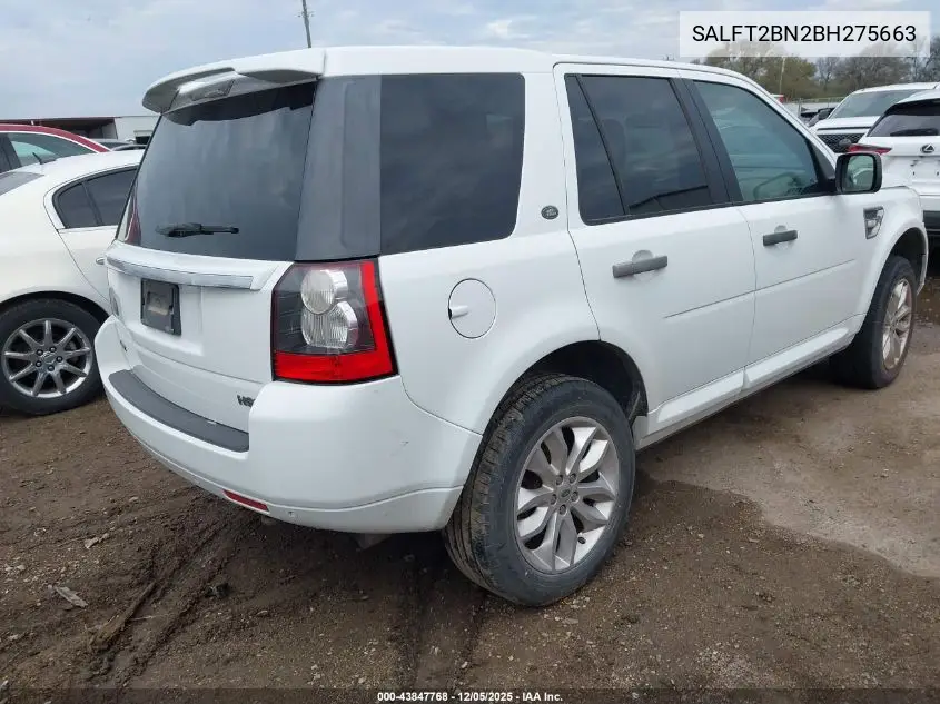 SALFT2BN2BH275663 2011 Land Rover Lr2