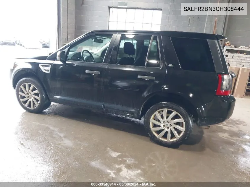 2012 Land Rover Lr2 VIN: SALFR2BN3CH308444 Lot: 39546914