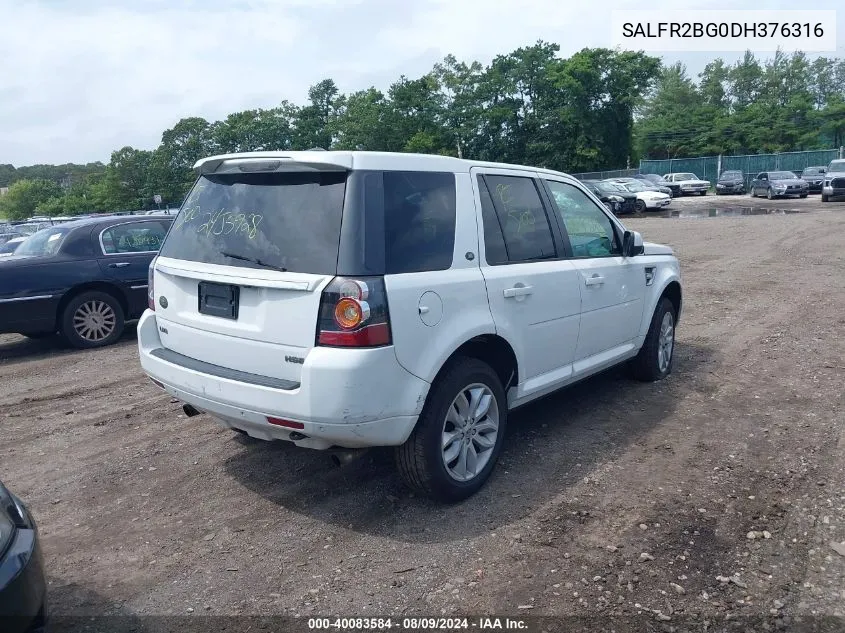 2013 Land Rover Lr2 VIN: SALFR2BG0DH376316 Lot: 40083584