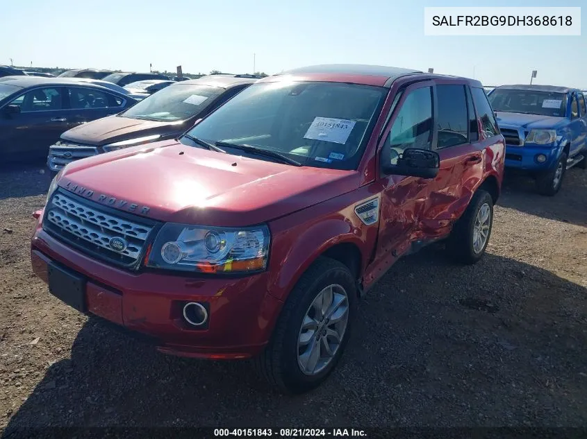 SALFR2BG9DH368618 2013 Land Rover Lr2 Hse