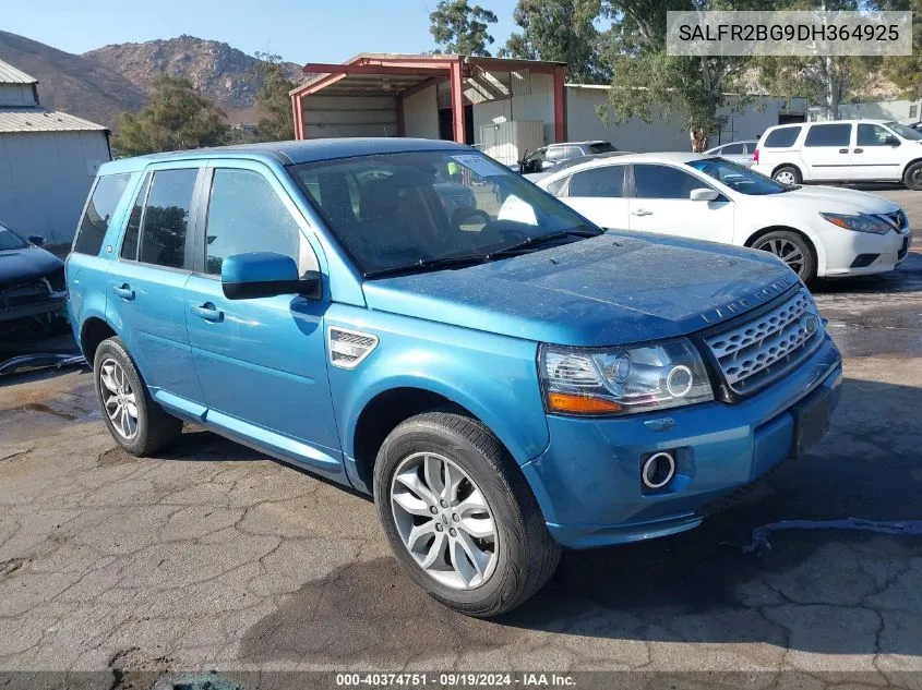 2013 Land Rover Lr2 VIN: SALFR2BG9DH364925 Lot: 40374751