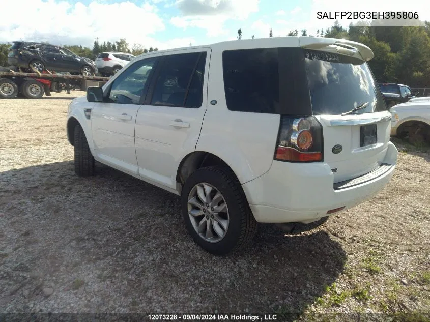 2014 Land Rover Lr2 VIN: SALFP2BG3EH395806 Lot: 12073228