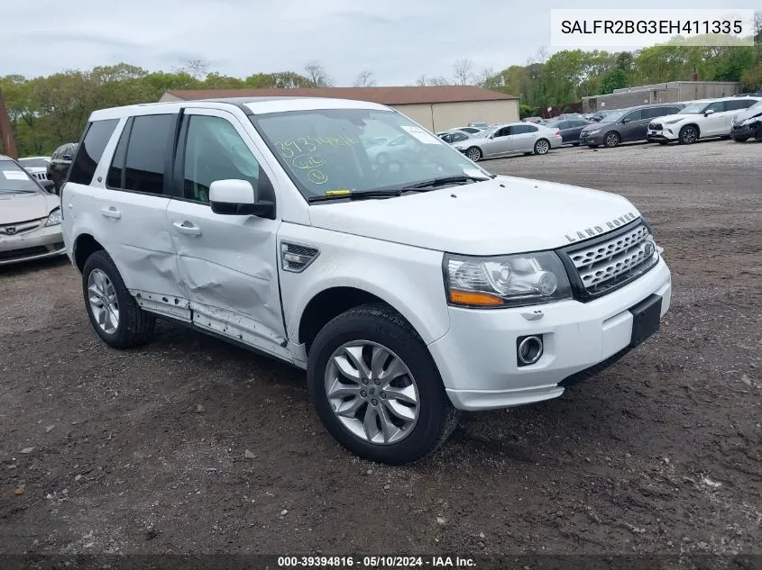 2014 Land Rover Lr2 VIN: SALFR2BG3EH411335 Lot: 39394816