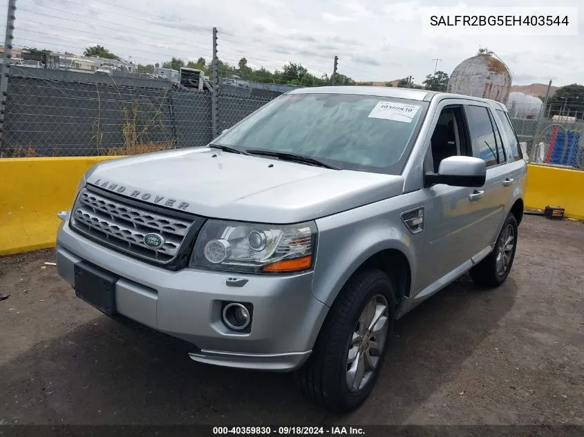 2014 Land Rover Lr2 VIN: SALFR2BG5EH403544 Lot: 40359830