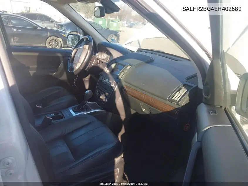 SALFR2BG4EH402689 2014 Land Rover Lr2 Hse