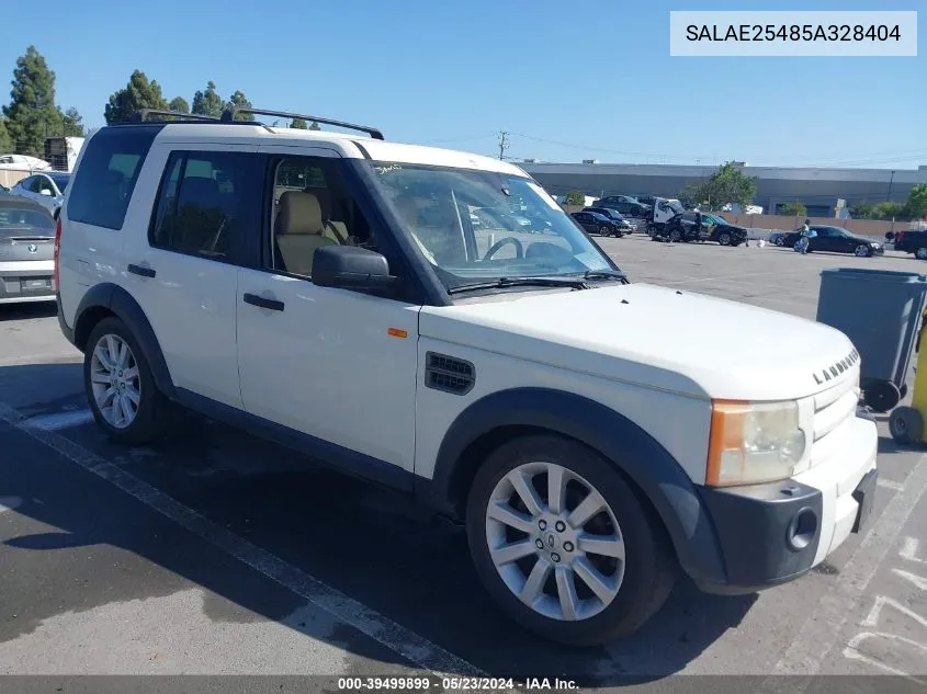 SALAE25485A328404 2005 Land Rover Lr3 Se