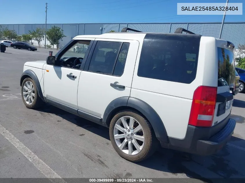 SALAE25485A328404 2005 Land Rover Lr3 Se