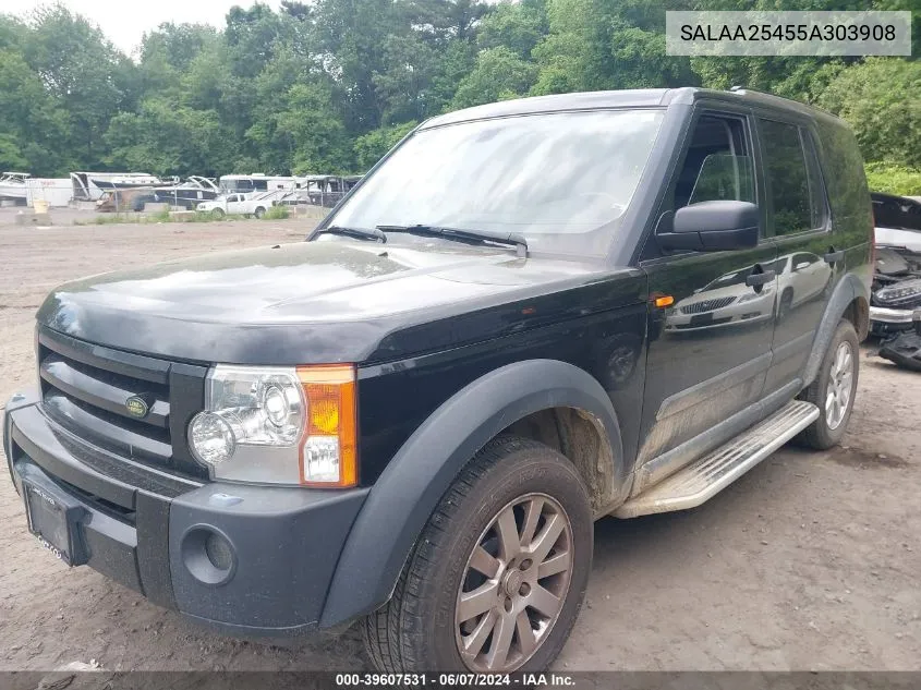 SALAA25455A303908 2005 Land Rover Lr3 Se