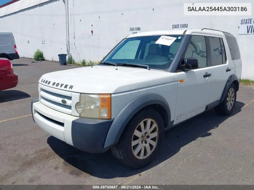 SALAA25445A303186 2005 Land Rover Lr3 Se