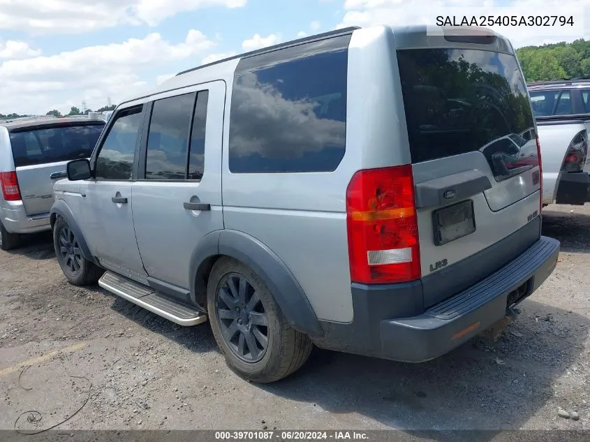 SALAA25405A302794 2005 Land Rover Lr3 Se