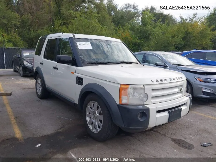 SALAE25435A321666 2005 Land Rover Lr3 Se