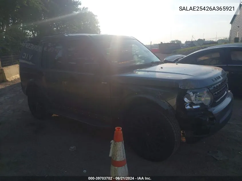 SALAE25426A365921 2006 Land Rover Lr3 Se