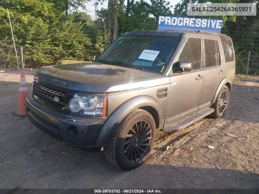 SALAE25426A365921 2006 Land Rover Lr3 Se