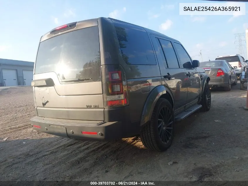 SALAE25426A365921 2006 Land Rover Lr3 Se