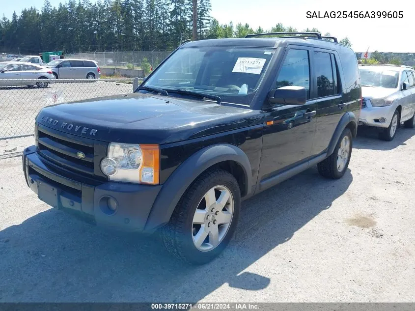 SALAG25456A399605 2006 Land Rover Lr3 V8 Hse