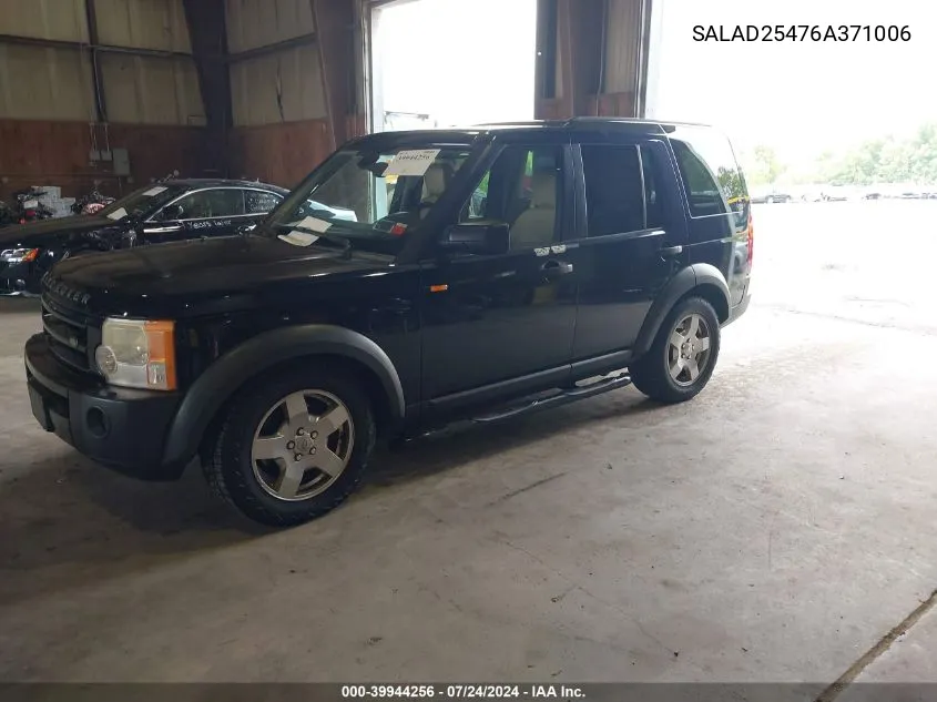 SALAD25476A371006 2006 Land Rover Lr3 V8 Se