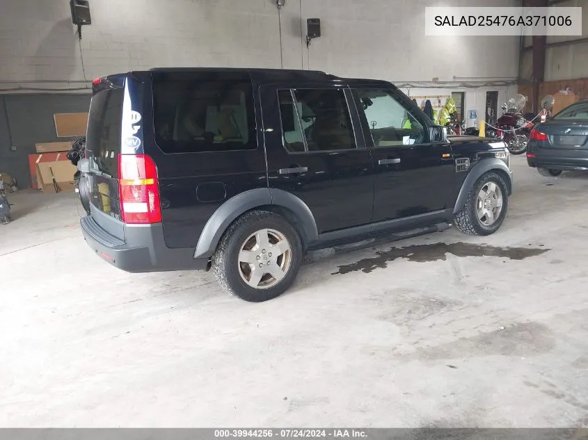 SALAD25476A371006 2006 Land Rover Lr3 V8 Se