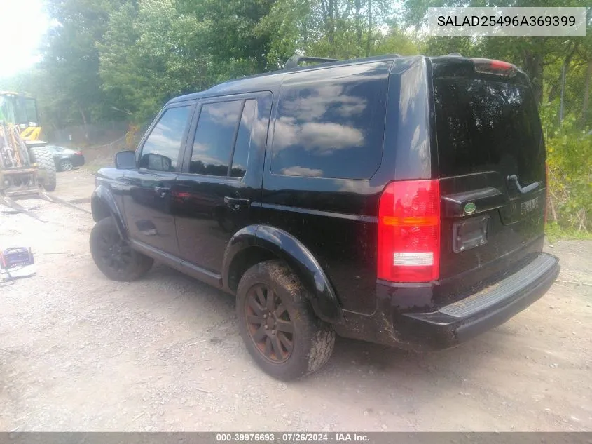 SALAD25496A369399 2006 Land Rover Lr3 V8 Se