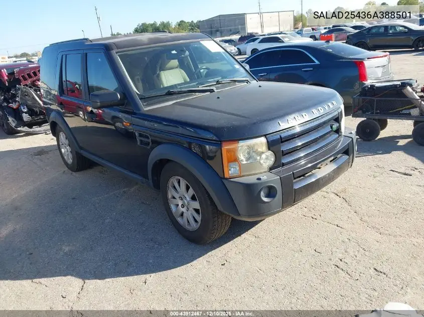 SALAD25436A388501 2006 Land Rover Lr3 V8 Se