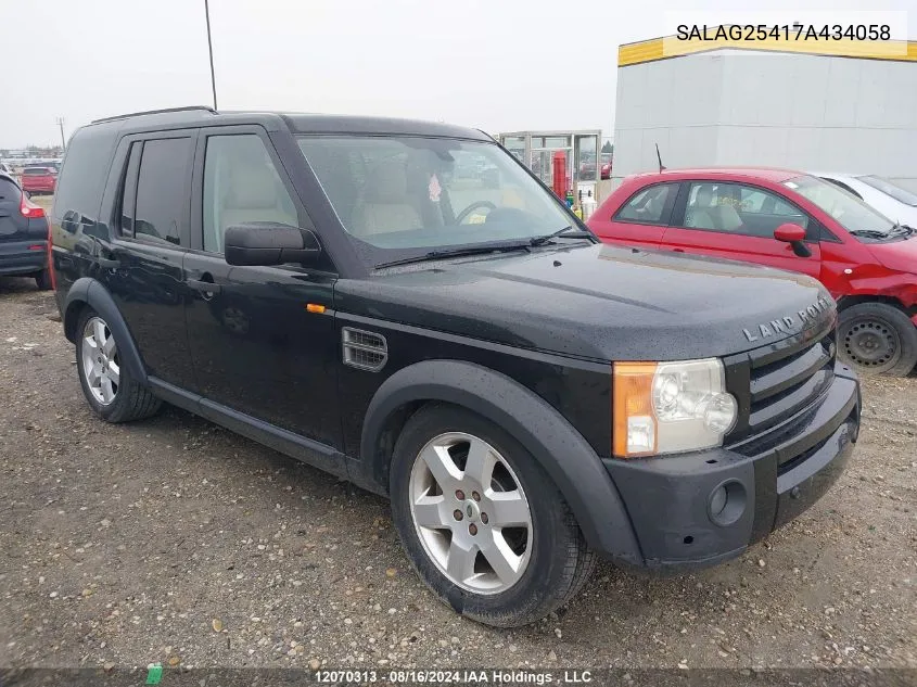 SALAG25417A434058 2007 Land Rover Lr3