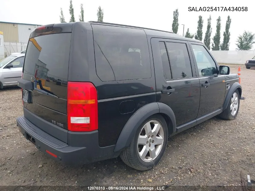 SALAG25417A434058 2007 Land Rover Lr3