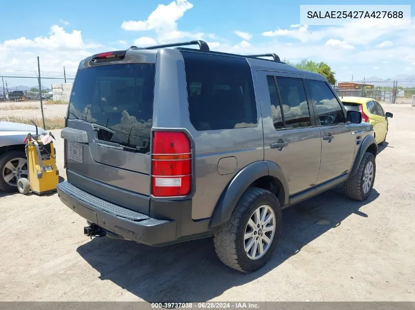 SALAE25427A427688 2007 Land Rover Lr3 Se