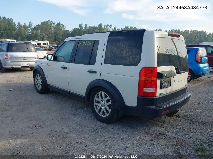 SALAD24468A484773 2008 Land Rover Lr3