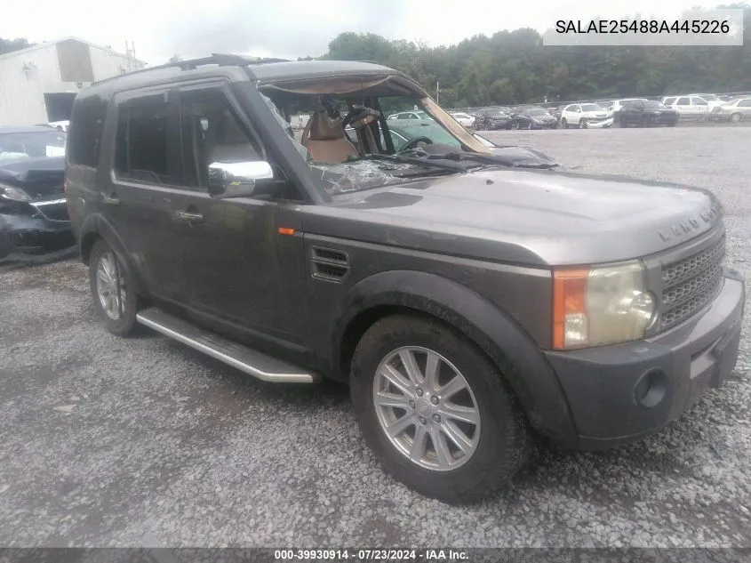 SALAE25488A445226 2008 Land Rover Lr3 V8 Se